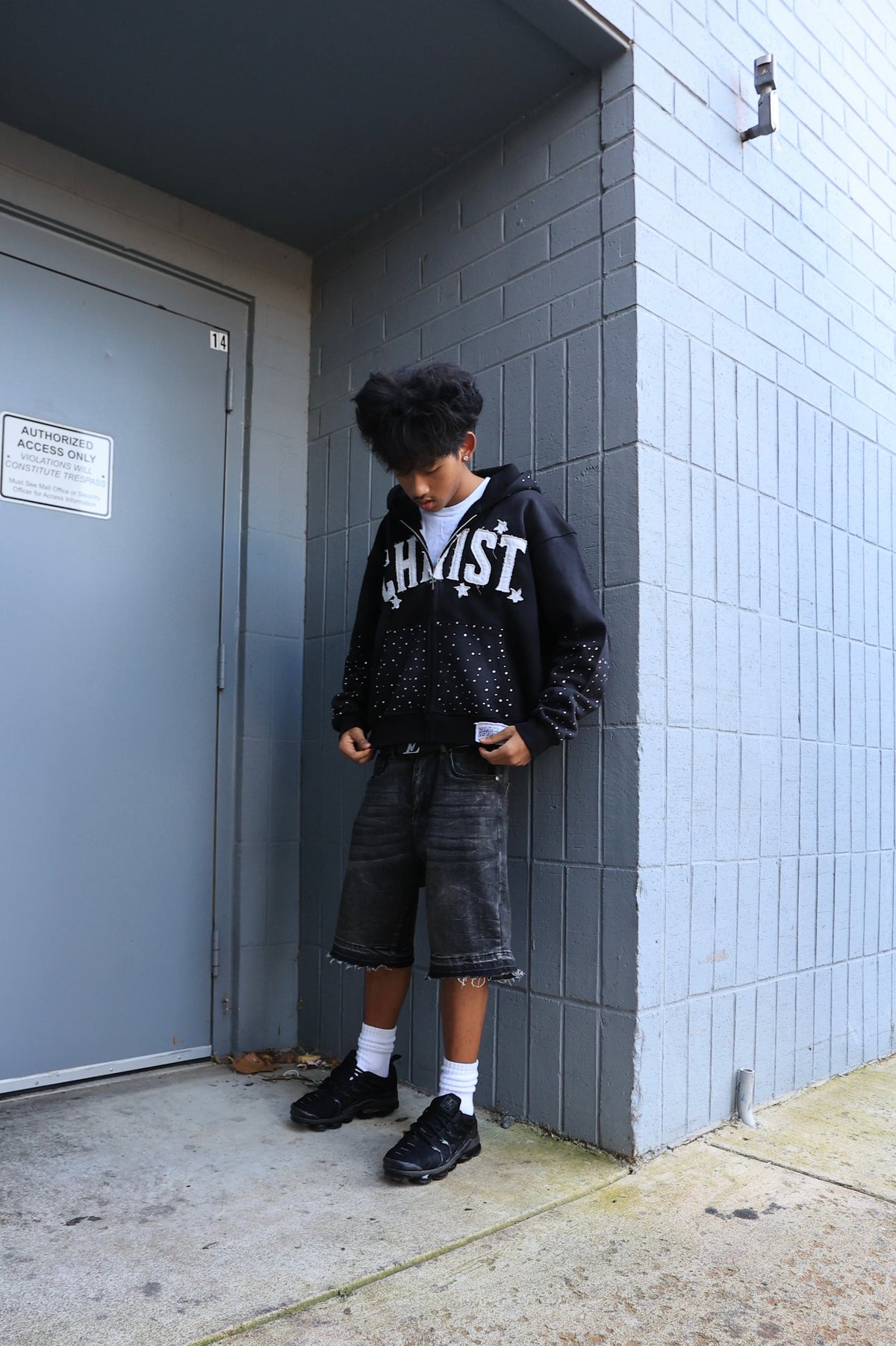 Black CHRIST Zip Up