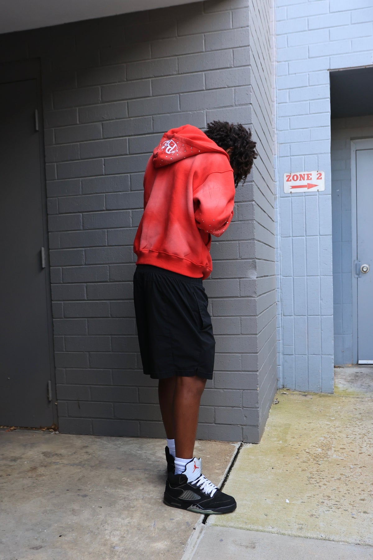 Red CHRIST Zip Up