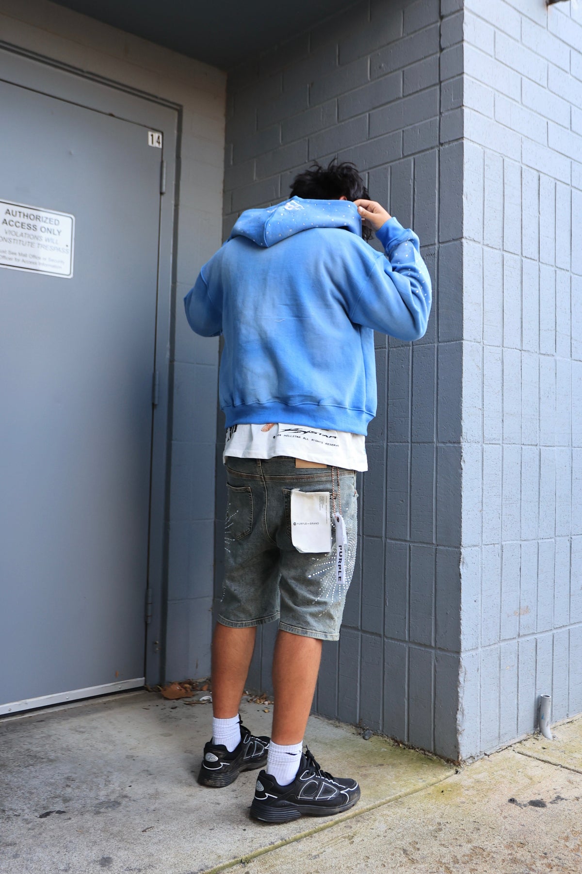 Blue CHRIST Zip Up