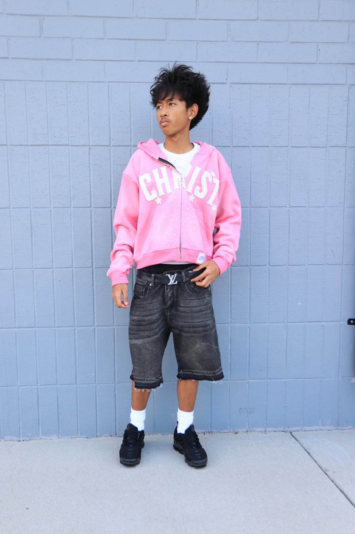 Pink CHRIST Zip Up