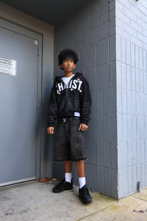 Black CHRIST Zip Up