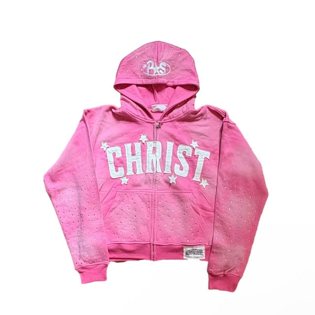 Pink CHRIST Zip Up